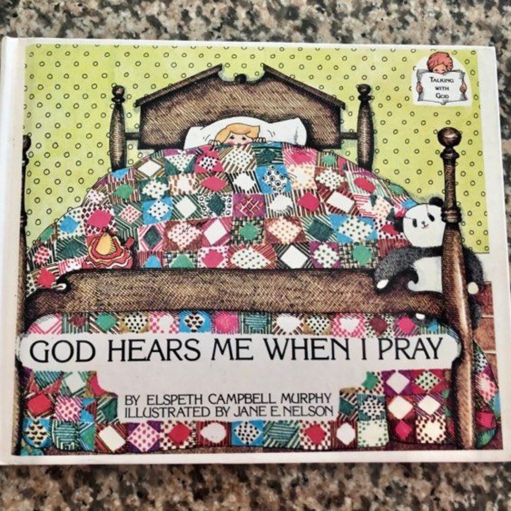 "God Hears Me When I Pray" hardback book from the "Talking with God" series